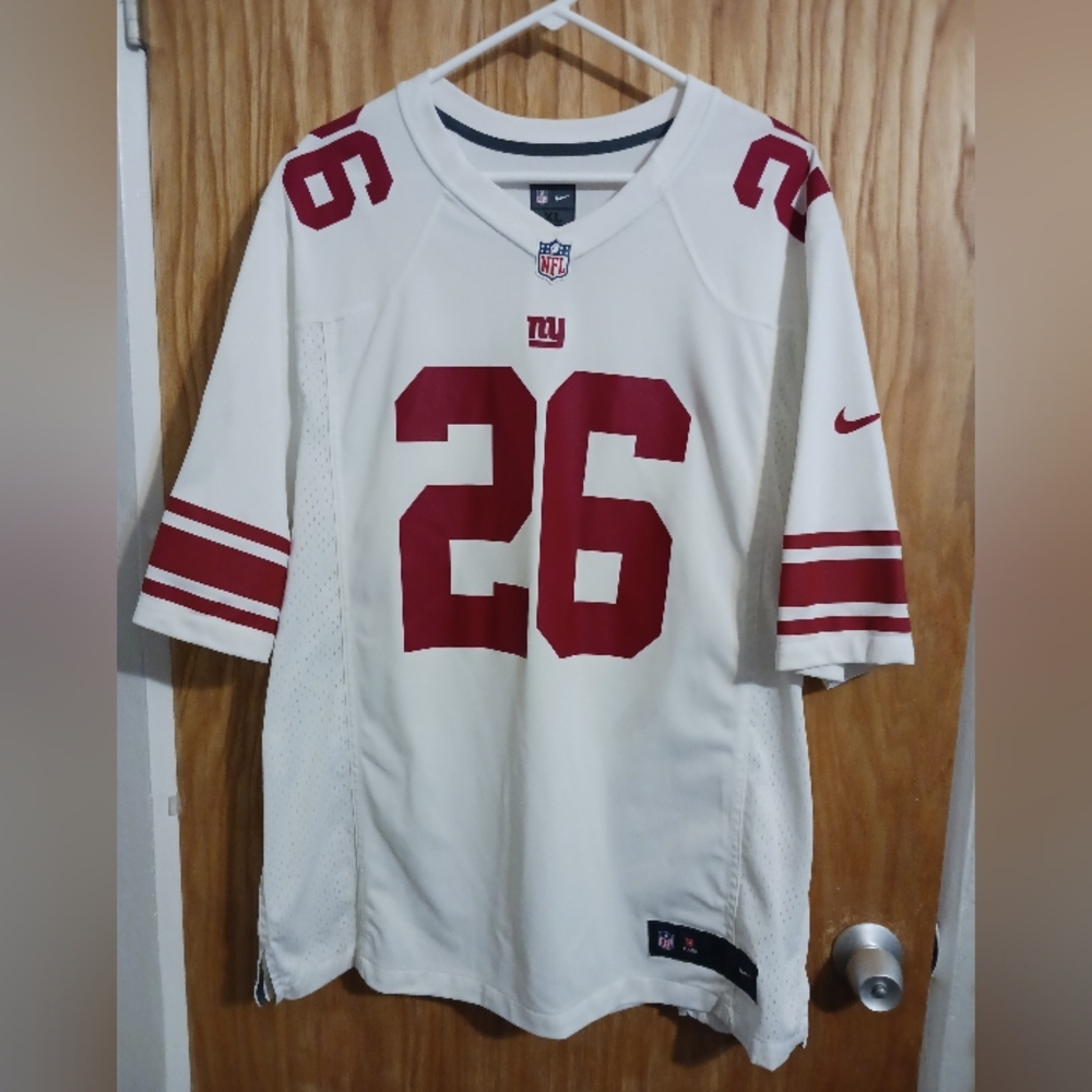 NFL On Field NY Giants Barkley #26 Home White Jersey Men's XL EUC